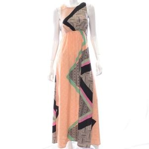 Bar III Orange maxi dress